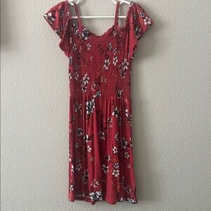 Bailey Lane Girl’s Floral Red Dress